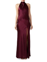 Penelope High-Neck Gown