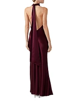 Penelope High-Neck Gown