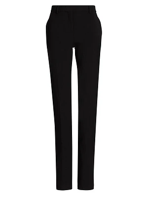 Low-Rise Slim Trousers