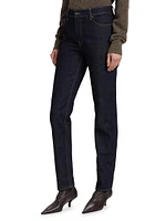 Low-Rise Tapered Jeans