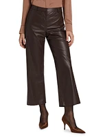 Sheba Faux Leather Crop Pants