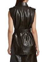 Harper Faux Leather Vest