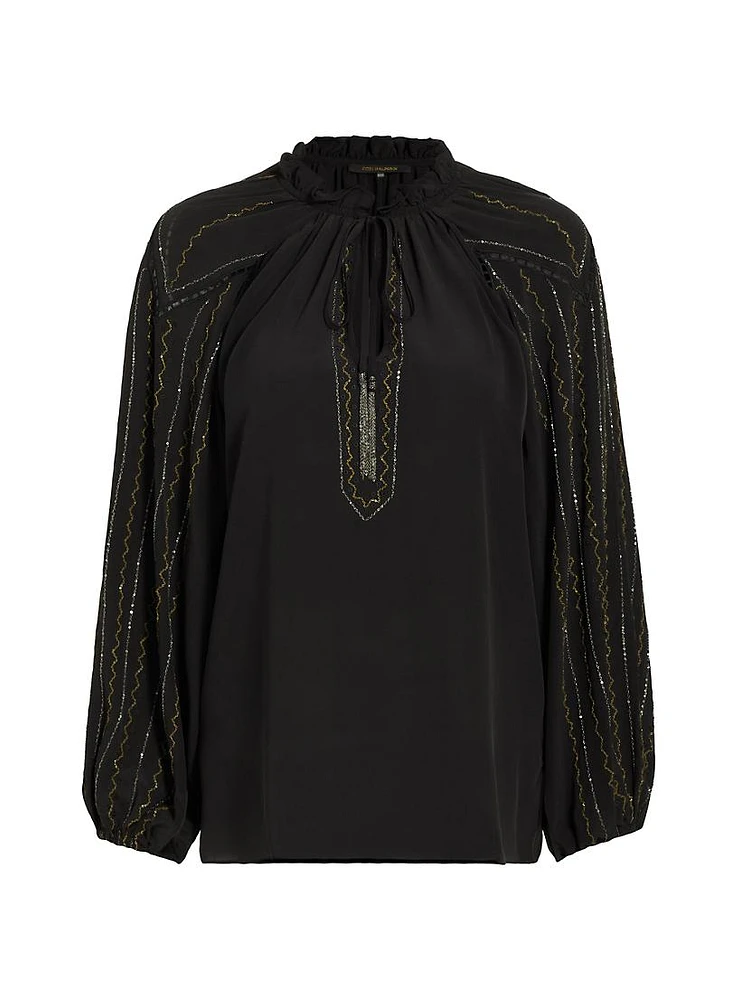 Blakely Silk Blouse