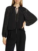 Blakely Silk Blouse