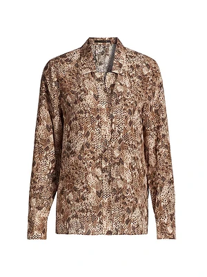 Snakeskin Blouse