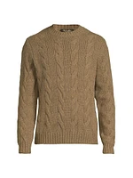 Napier Cable-Knit Cashmere Sweater