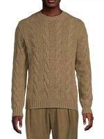 Napier Cable-Knit Cashmere Sweater