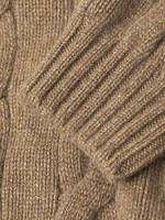 Napier Cable-Knit Cashmere Sweater