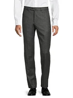 Carlo Flannel Wool-Cashmere Trousers