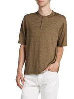 Silk-Cashmere Short-Sleeve T-Shirt