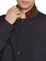 Sebring Leather Collar Coat