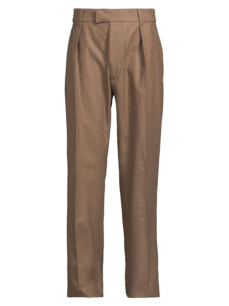 Reigna Wool-Cashmere Trousers