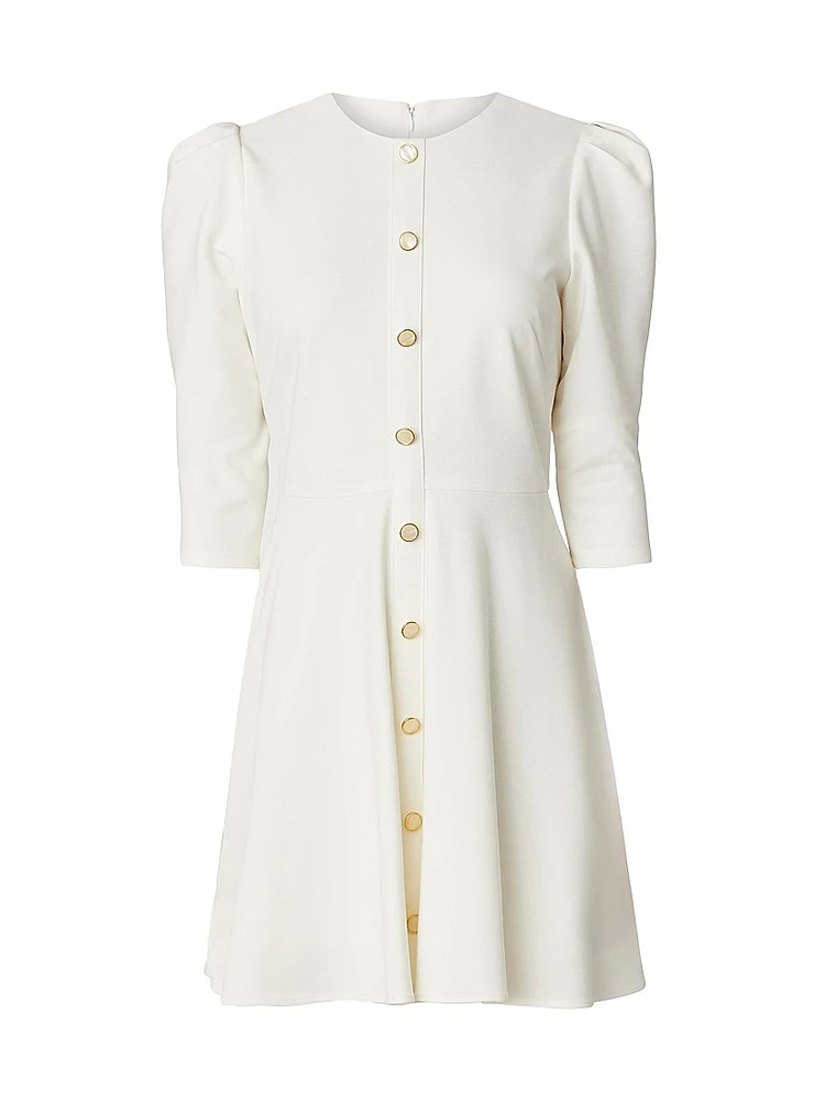 Audra Ponté Puff-Sleeve Minidress