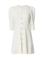 Audra Ponté Puff-Sleeve Minidress