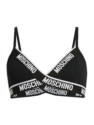 Logo Banded Bra