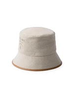 Linen Blend Bucket Hat