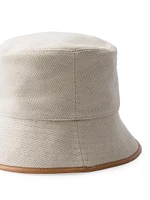 Linen Blend Bucket Hat