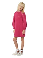 Little Girl's & Logo Hoodie Dress