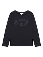 Little Girl's & Logo Long-Sleeve T-Shirt