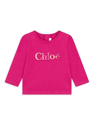 Baby Girl's & Little Logo Long-Sleeve T-Shirt