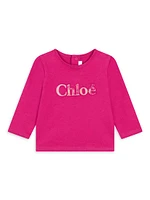 Baby Girl's & Little Logo Long-Sleeve T-Shirt