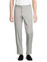 Stretch Cotton-Blend Slim-Fit Trousers