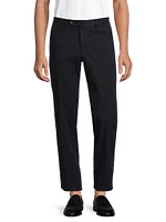 Stretch Cotton-Blend Slim-Fit Trousers