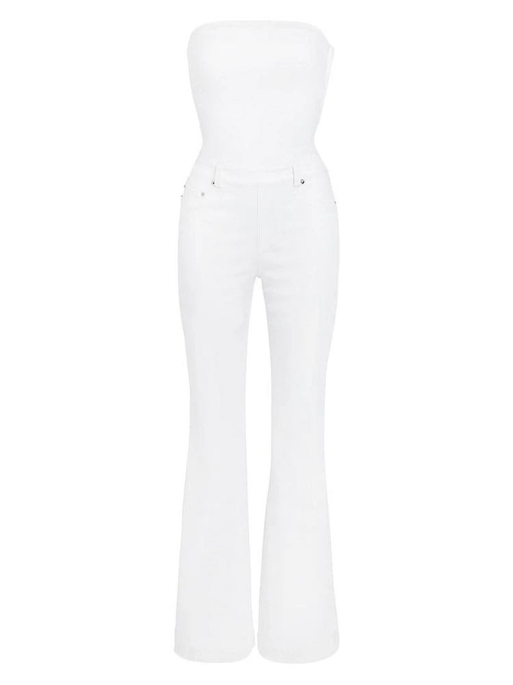 Jeanette Stretch Denim Jumpsuit