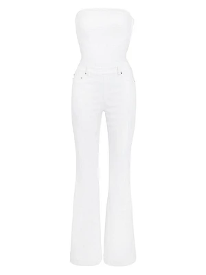 Jeanette Stretch Denim Jumpsuit