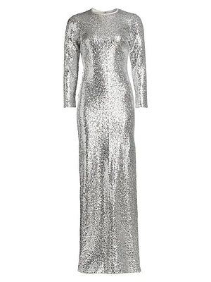 Gianna Sequin Column Gown