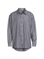 Khailed Striped Oversized Shirt