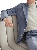 Comfort Cotton and Cashmere Corduroy Deconstructed Blazer