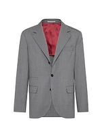 Super 150s Lightweight Wool and Silk Deconstructed Blazer