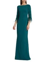 Patricia Boatneck Mermaid Gown