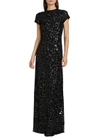 Doris Embellished A-Line Gown