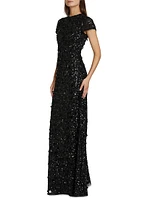 Doris Embellished A-Line Gown