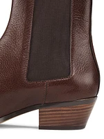 Ella 45MM Leather Ankle Boots