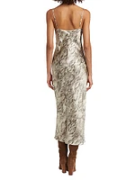 Seridie Silk Midi-Dress