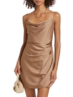 Bruna Wrap-Style Cami Dress