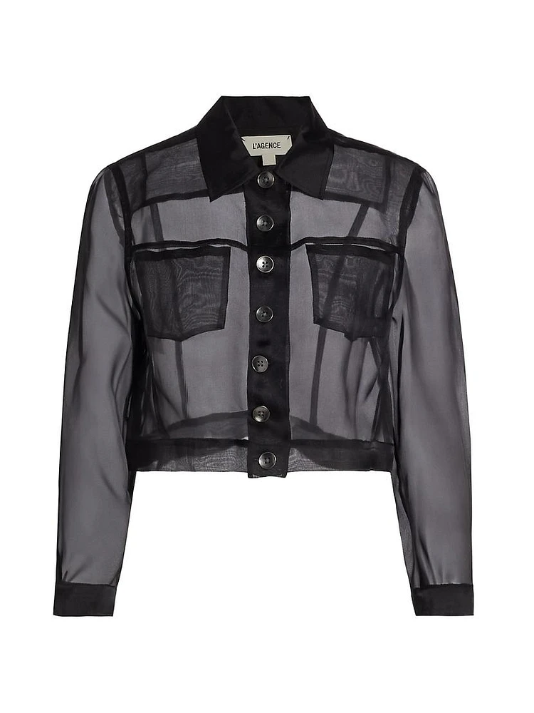 Anders Silk Organza Jacket