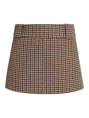 Bernice Houndstooth Miniskirt