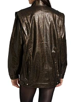 Vonna Faux Leather Jacket