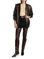 Vonna Faux Leather Jacket