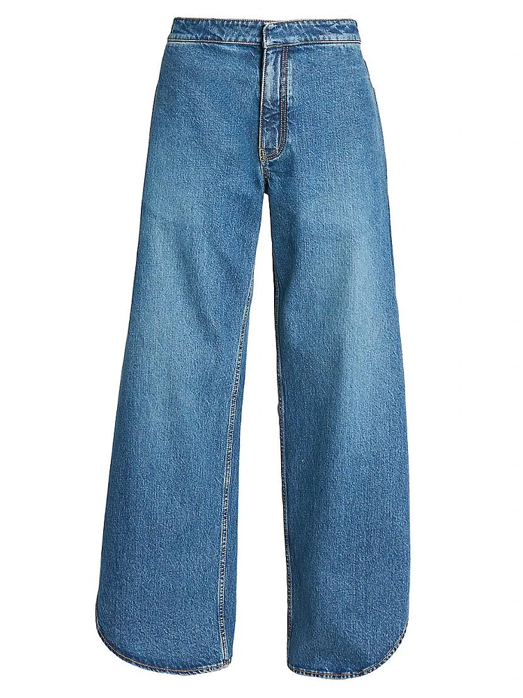 Petal Mid-Rise Relaxed Jeans