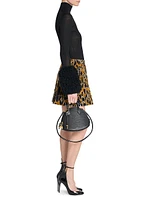 Leopard Jacquard Miniskirt