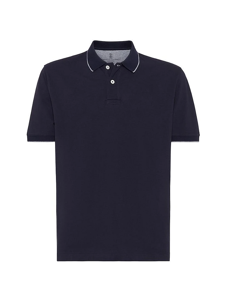 Cotton Pique Polo Shirt