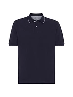 Cotton Pique Polo Shirt