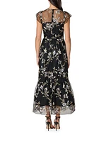 Josephina Floral Organza Dress