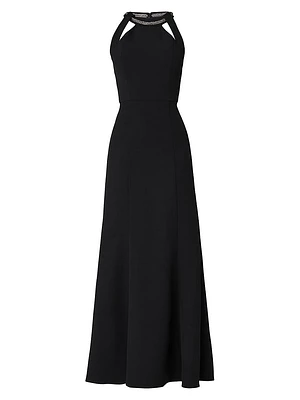 Lyla Cut-Out Halter Maxi Dress