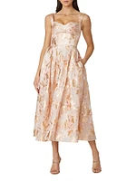 Ophelia Organza Tea-Length Dress